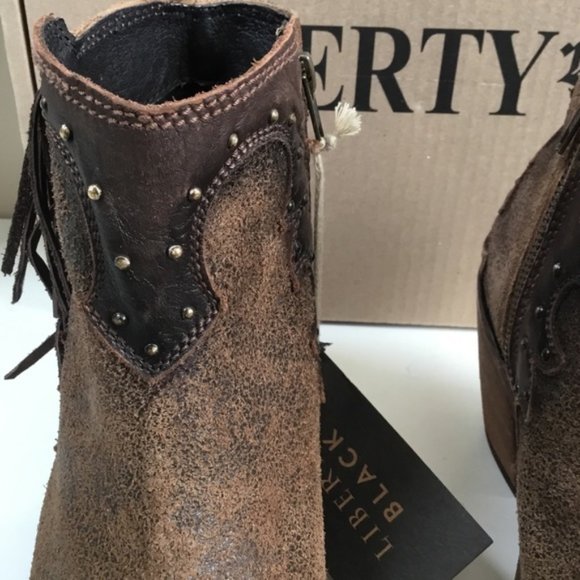 NEW Liberty Black Lana Napa Cobre fringe bootie (7) - Picture 11 of 14